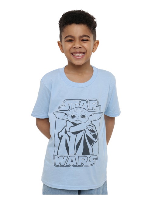 La Guerre des étoiles: The Mandalorian - T-shirt THE CHILD FORCE (Bébé Yoda) - Kiabi
