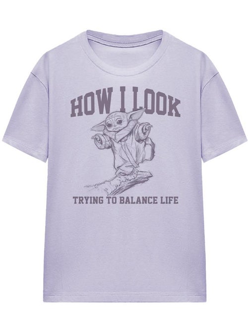 La Guerre des étoiles The Mandalorian - T-shirt TRYING TO BALANCE LIFE (Grogu) - Kiabi La Guerre des étoiles The Mandalorian - T-shirt TRYING TO BALANCE LIFE (Grogu) - Kiabi