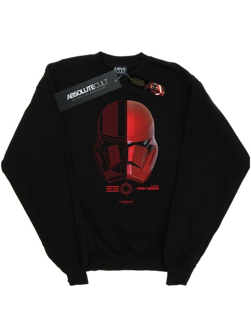 La Guerre des étoiles: The Rise of Skywalker - Sweat SITH TROOPER Noir - Kiabi
