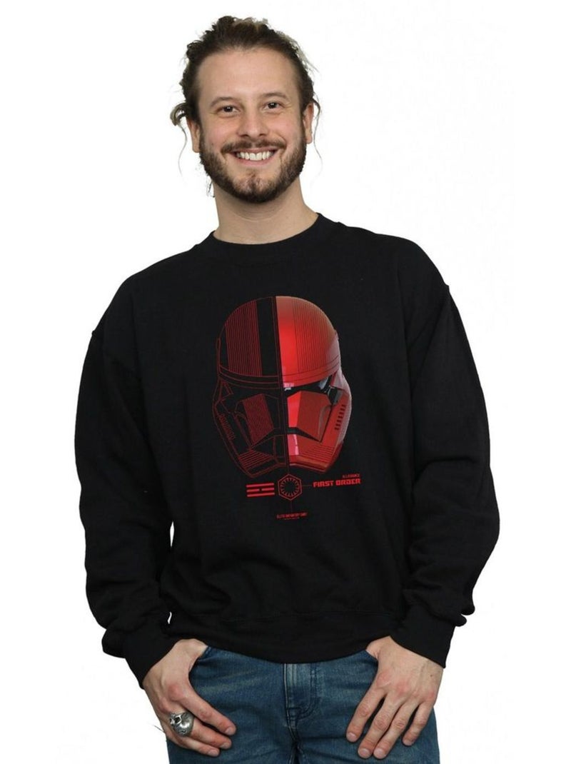 La Guerre des étoiles: The Rise of Skywalker - Sweat SITH TROOPER Noir - Kiabi