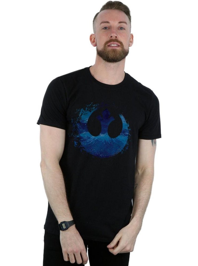 La Guerre des étoiles: The Rise of Skywalker - T-shirt RESISTANCE Noir - Kiabi