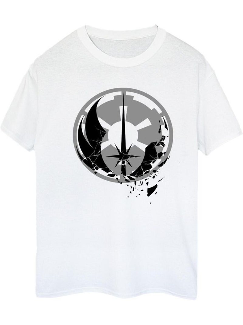 La Guerre des ?toiles - T-shirt Blanc - Kiabi