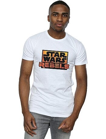 La Guerre des ?toiles - T-shirt motif/style logo REBELS