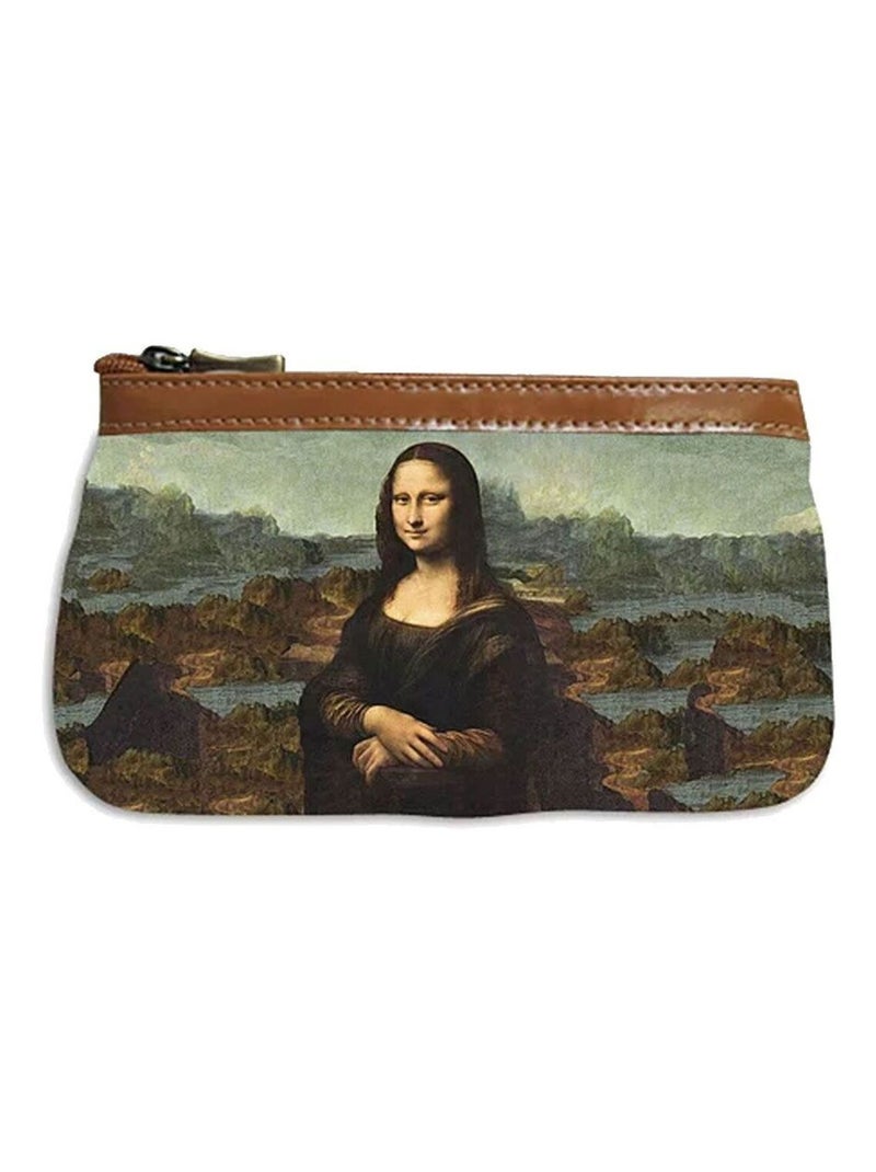 LA JOCONDE pochette à maquillage Fabrication Française Marron - Kiabi