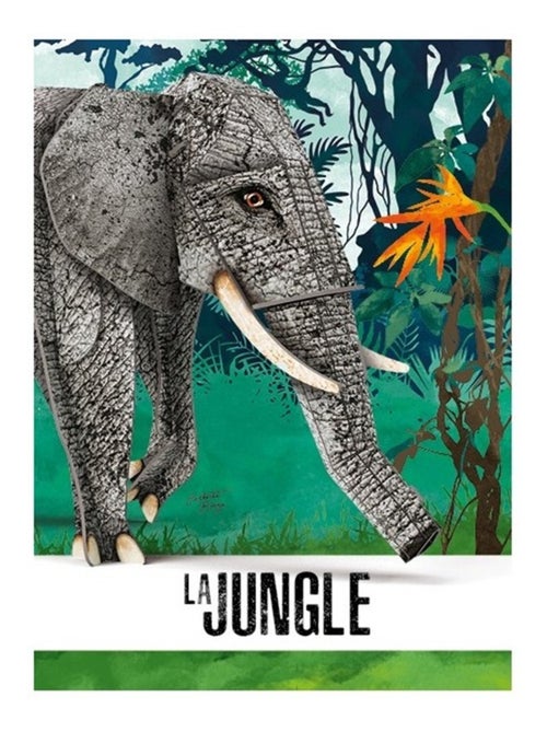 La Jungle - L'éléphant 3D - Kiabi
