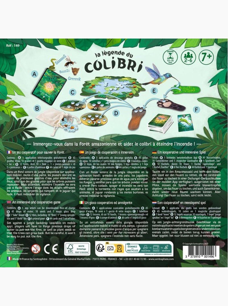 La legende du colibri jeu familial Vert - Kiabi