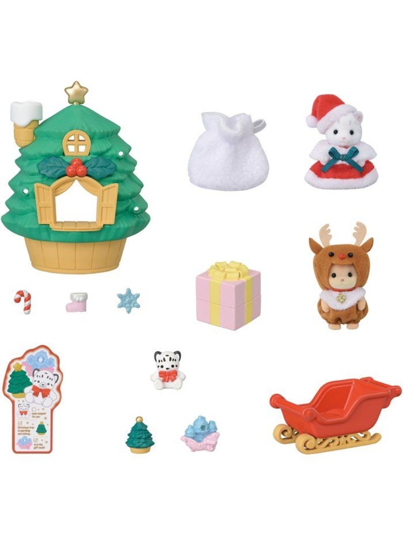 La maison du père noël - sylvanian families - 5822 Rouge - Kiabi