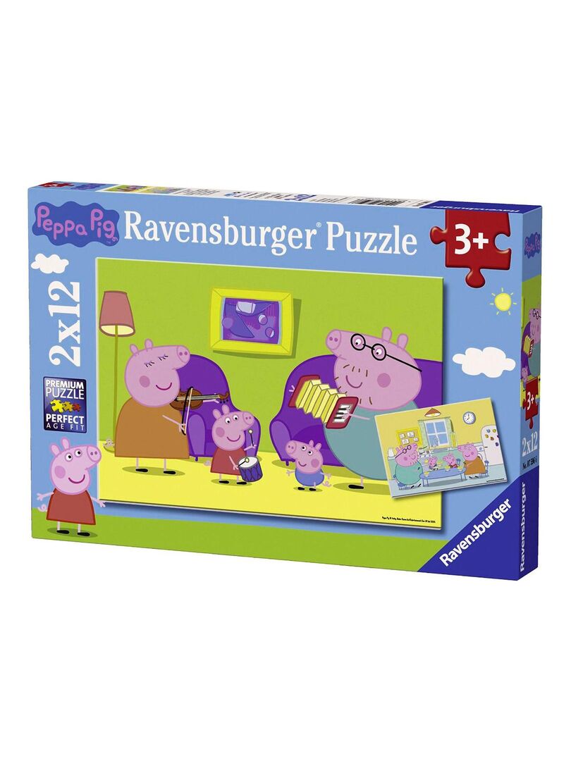 La maison Peppa Pig 2x12 puzzle - N/A - Kiabi - 17.98€