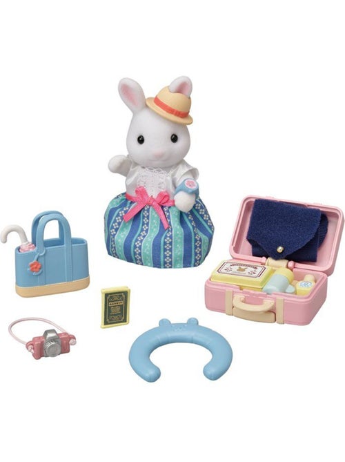 La maman lapin neige et sa valise de weekend - sylvanian families - 5641 - Kiabi