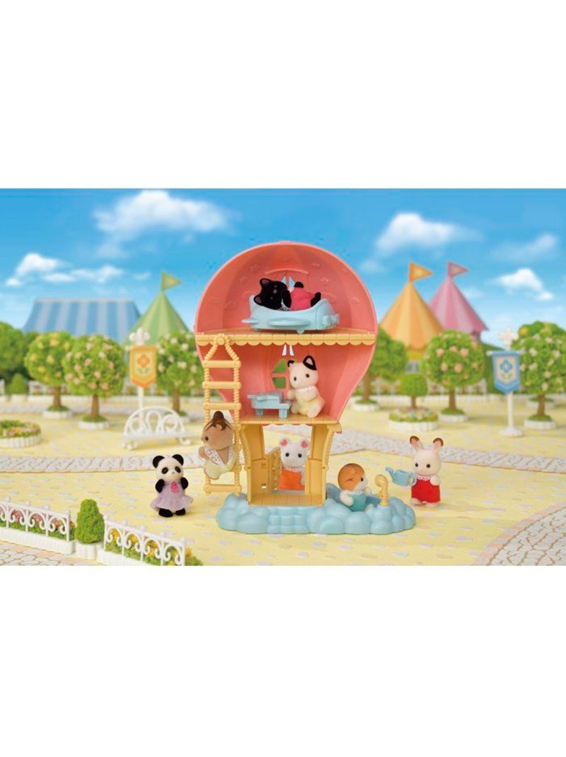 La montgolfière des bébés - sylvanian families - 5527 Jaune - Kiabi