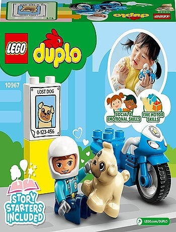 La Moto De Police 10967 - Lego Duplo