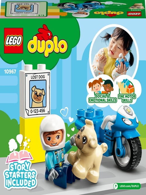 La Moto De Police 10967 - Lego Duplo - Kiabi
