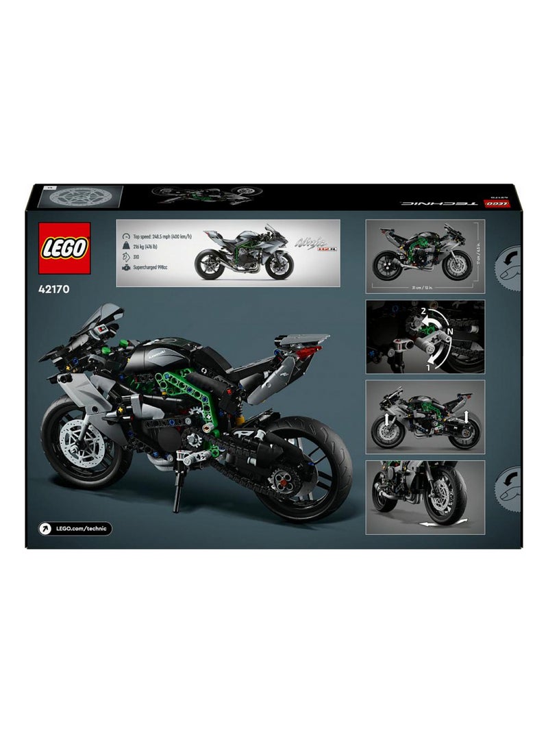 La moto Kawasaki Ninja H2R Noir - Kiabi