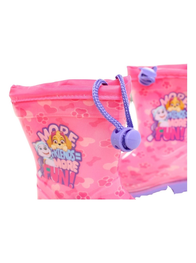 La Pat' Patrouille - Bottes imprimé La Pat' Patrouille Rose - Kiabi