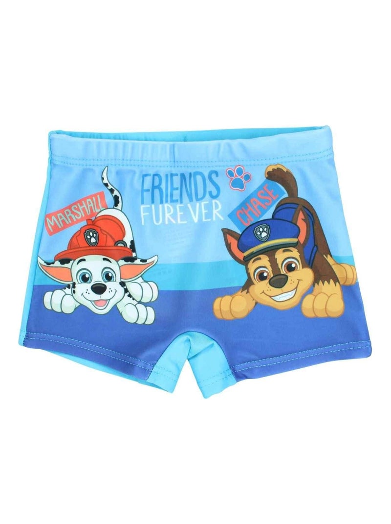 La Pat' Patrouille - Boxer De Bain imprimé La Pat' Patrouille Bleu - Kiabi