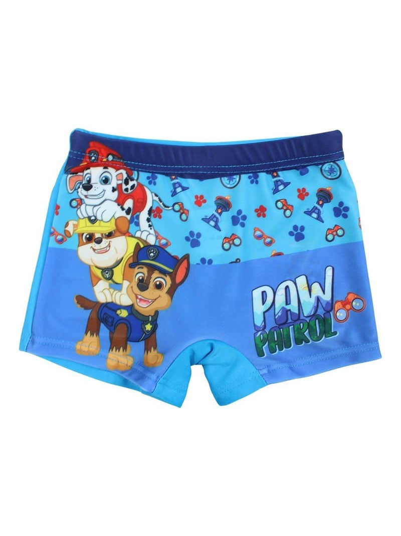 La Pat' Patrouille - Boxer De Bain imprimé La Pat' Patrouille Bleu - Kiabi