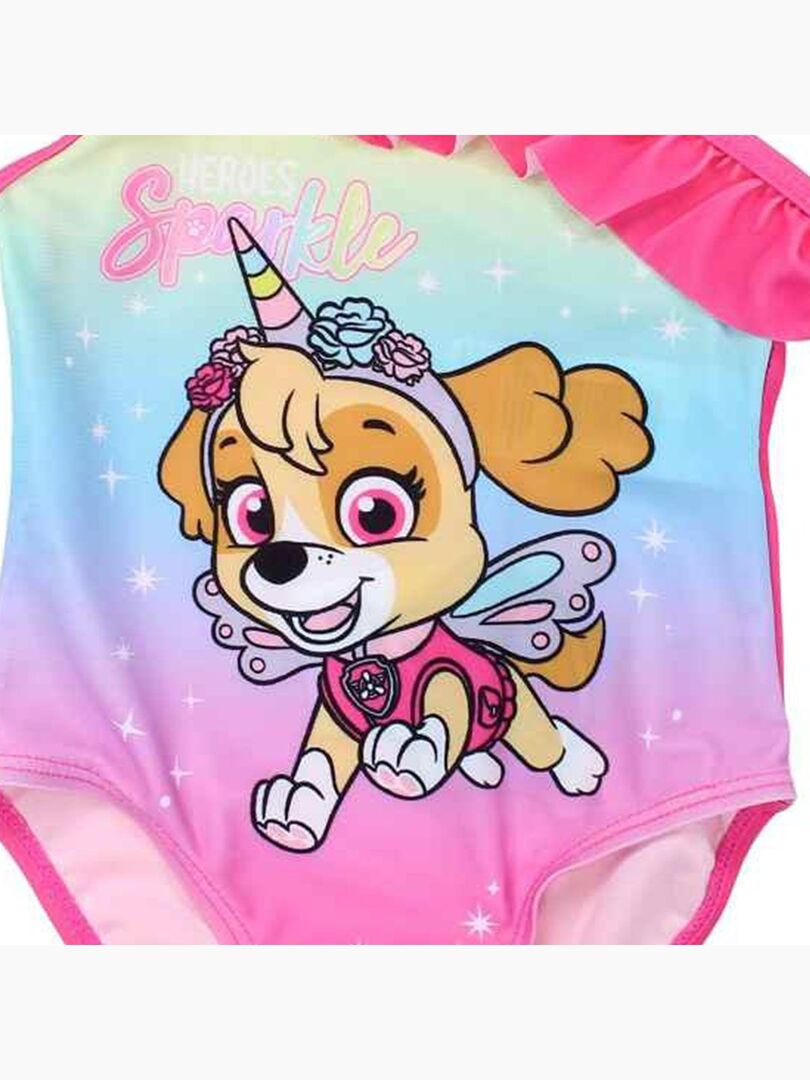 La Pat' Patrouille - Maillot De Bain fille imprim?� La Pat' Patrouille - Rose - Kiabi - 11.92�?�