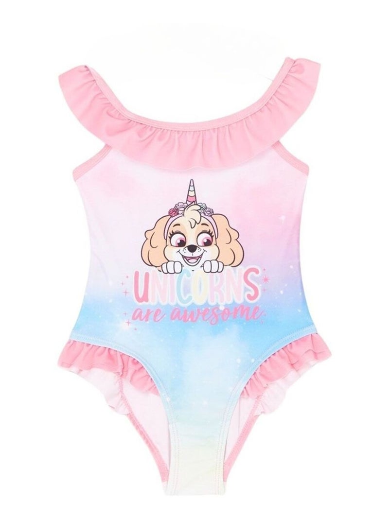 La Pat' Patrouille - Maillot De Bain imprimé La Pat' Patrouille Rose - Kiabi