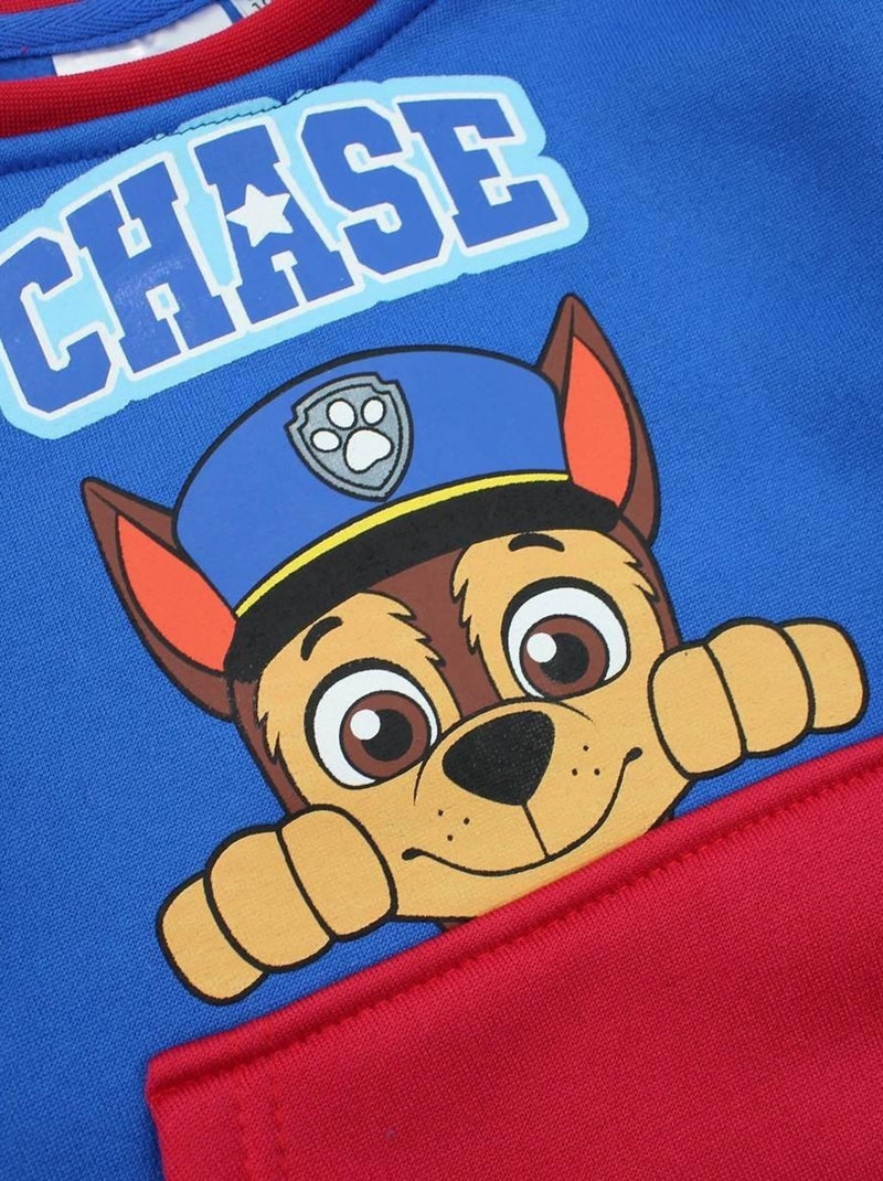 La Pat' Patrouille - Sweat garçon imprimé La Pat' Patrouille Bleu - Kiabi