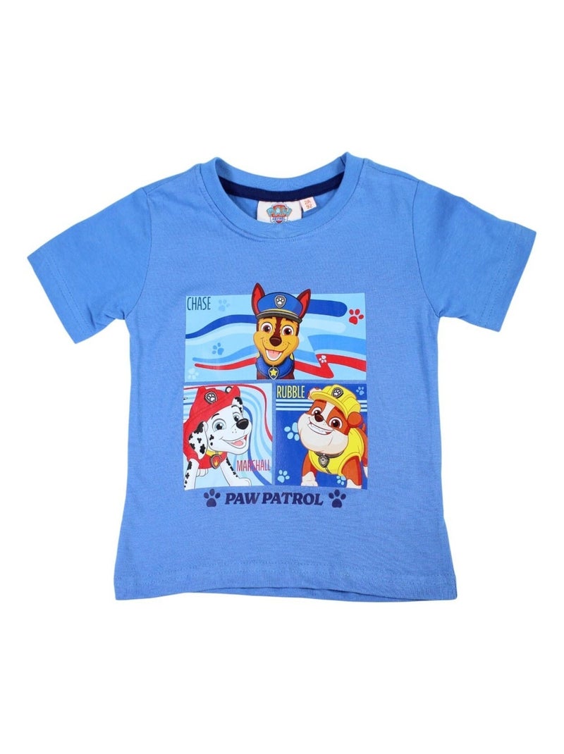 La Pat' Patrouille - T-shirt imprimé La Pat' Patrouille en coton Bleu - Kiabi
