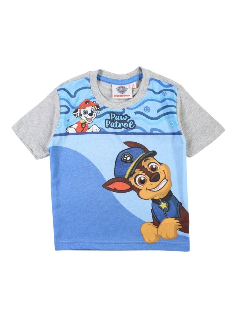 La Pat' Patrouille - T-shirt imprimé La Pat' Patrouille en coton Gris - Kiabi