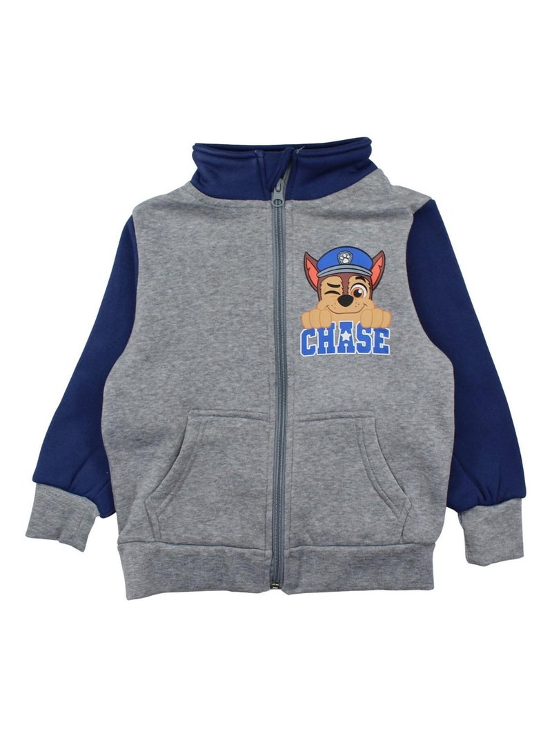 La Pat' Patrouille - Veste garçon imprimé La Pat' Patrouille Gris - Kiabi