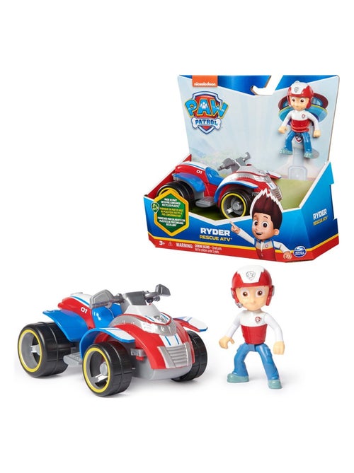 La Pat Patrouille Quad de sauvetage avec figurine Ryder - Kiabi