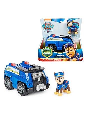 La Pat Patrouille Véhicule de police avec la figurine de Chase