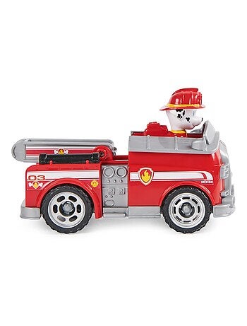 La Pat Patrouille Véhicule de pompiers avec la figurine de Marshall