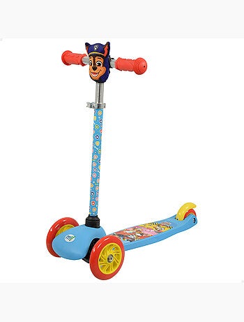 La patrulla canina scooter pour enfants à 3 roues avec poche frontale chase