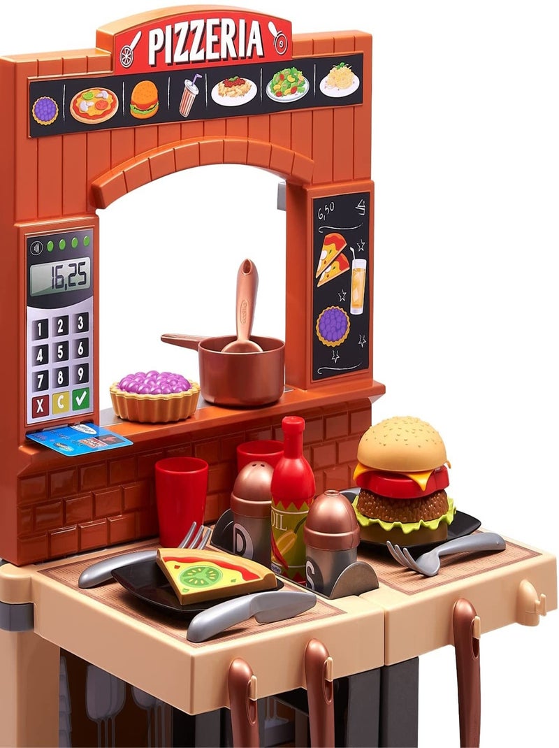La Pizzeria Avec Cuisine - Ecoiffier Multicolore - Kiabi