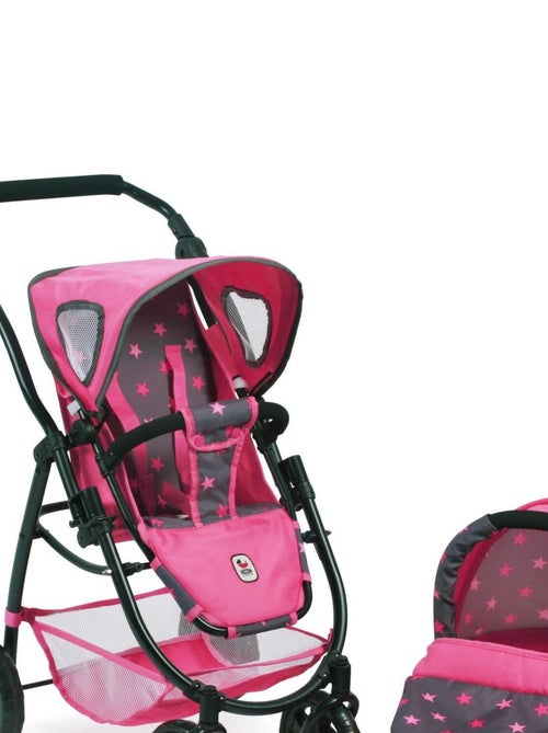 La poussette combinée 2 en 1 EMOTION pour poupées - coloris 82. - Kiabi