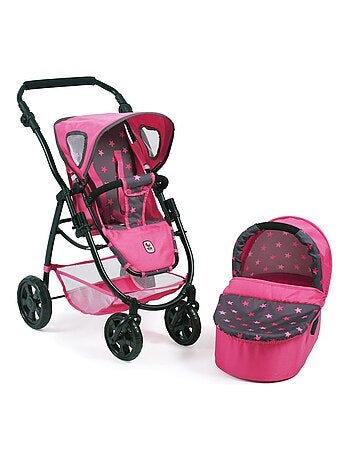 La poussette combinée 2 en 1 EMOTION pour poupées - coloris 82.