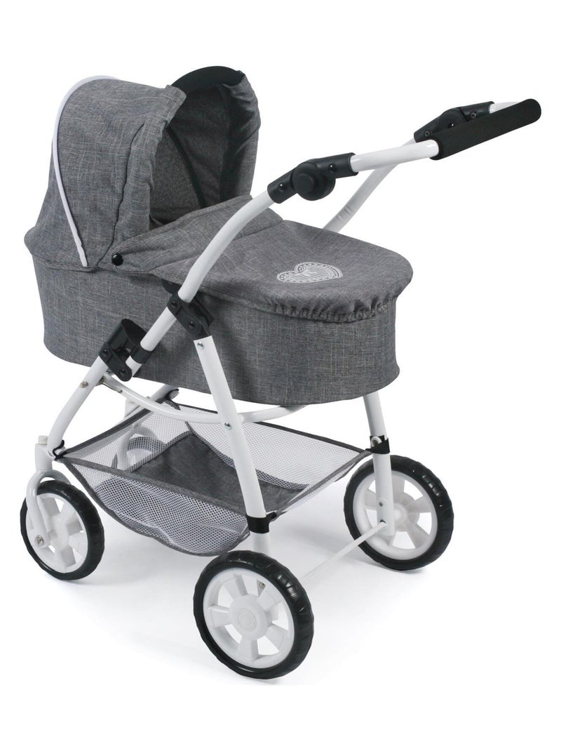 La poussette combinée 3 en 1 EMOTION "ALL IN" pour poupées - Coloris 76 Gris - Kiabi