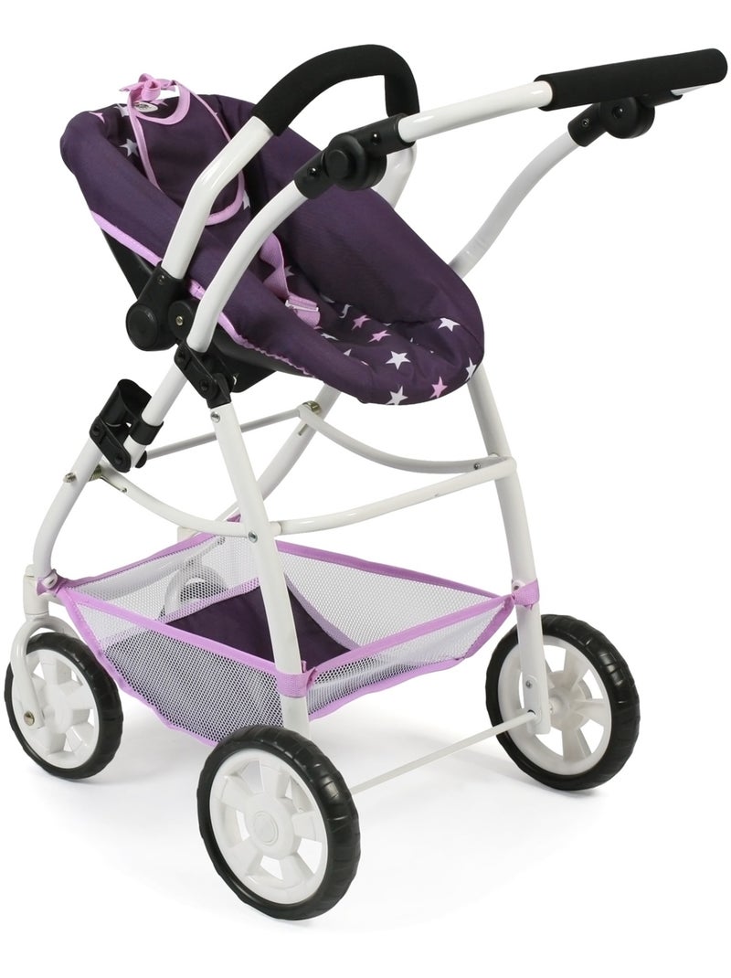 La poussette combinée pour poupée 3 en 1 EMOTION "ALL IN" - Coloris 71 Violet - Kiabi