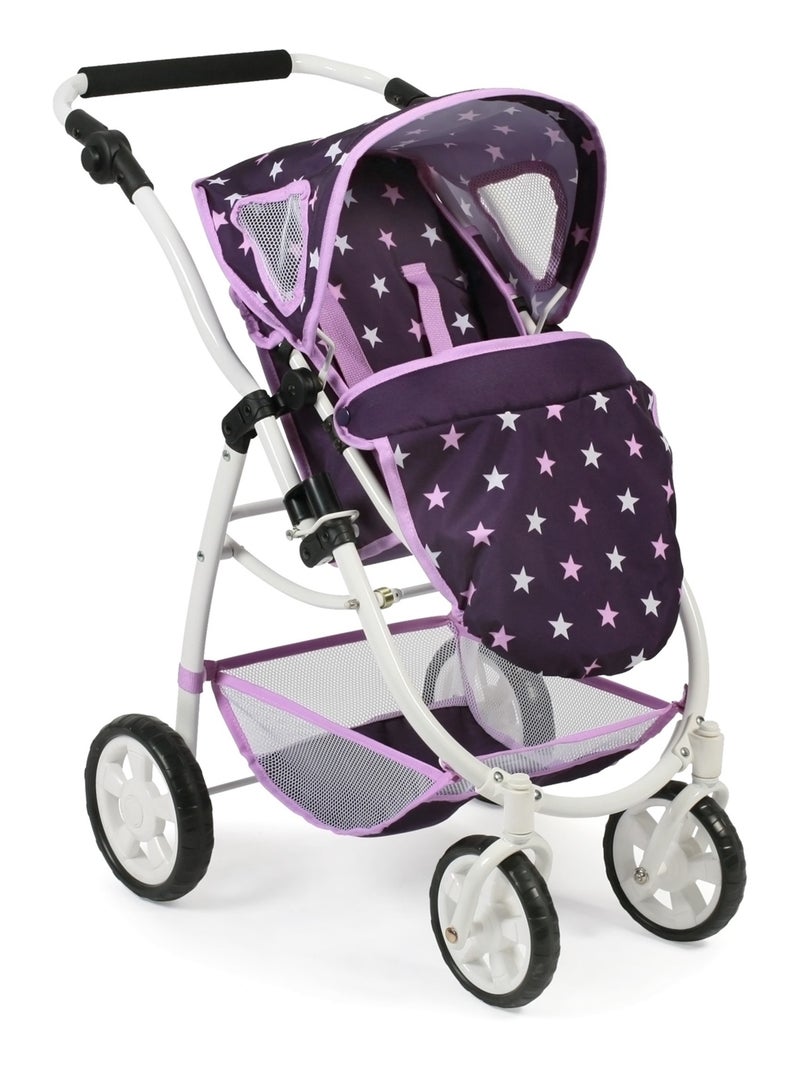 La poussette combinée pour poupée 3 en 1 EMOTION "ALL IN" - Coloris 71 Violet - Kiabi