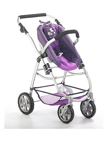 La poussette pour poupée combinée 3 en 1 EMOTION "ALL IN" - Violet