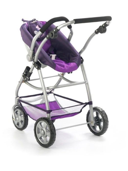 La poussette pour poupée combinée 3 en 1 EMOTION "ALL IN" - Violet - Kiabi