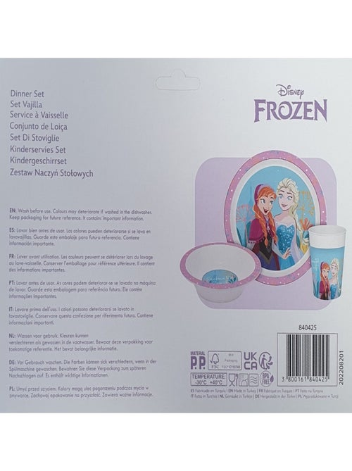 La Reine Des Neiges - Ensemble Repas Pour Enfant - Kiabi