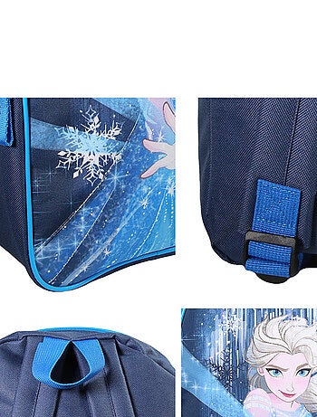 La Reine des Neiges - Sac goûter 31cm bleu marine, 1 compartiment - Bagtrotter
