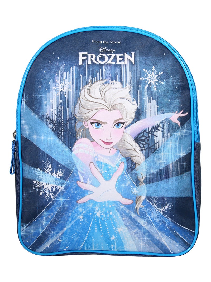 La Reine des Neiges - Sac goûter 31cm bleu marine, 1 compartiment - Bagtrotter Bleu marine - Kiabi