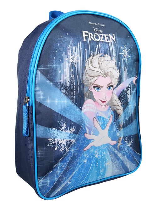 La Reine des Neiges - Sac goûter 31cm bleu marine, 1 compartiment - Bagtrotter - Kiabi