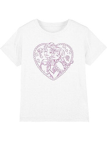 La Reine des Neiges - T-shirt (Anna, Elsa)