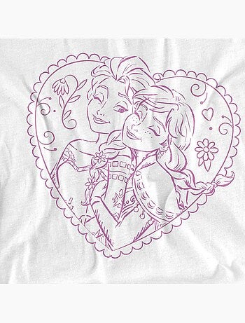 La Reine des Neiges - T-shirt (Anna, Elsa)