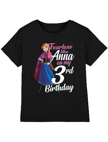 La Reine des Neiges - T-shirt ANNA (Occasion: 3ème anniversaire)