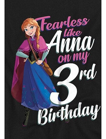 La Reine des Neiges - T-shirt ANNA (Occasion: 3ème anniversaire)