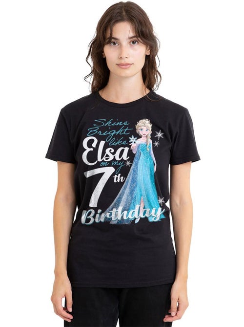 La Reine des Neiges - T-shirt BRIGHT LIKE ELSA - Kiabi