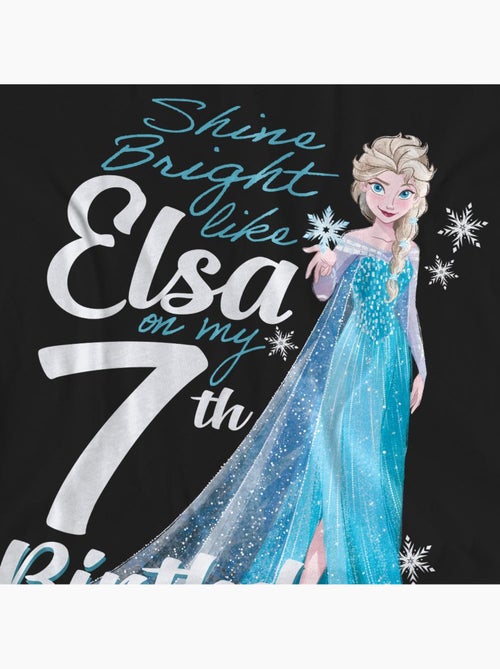 La Reine des Neiges - T-shirt BRIGHT LIKE ELSA - Kiabi