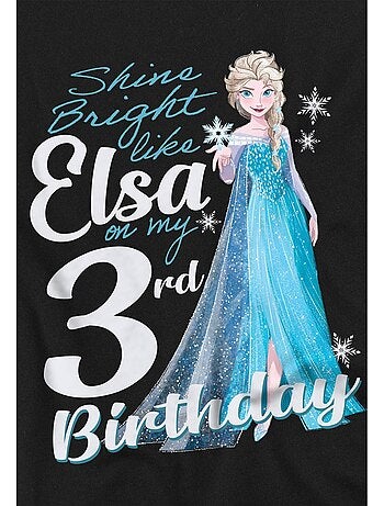 La Reine des Neiges - T-shirt ELSA (Occasion: 3ème anniversaire)
