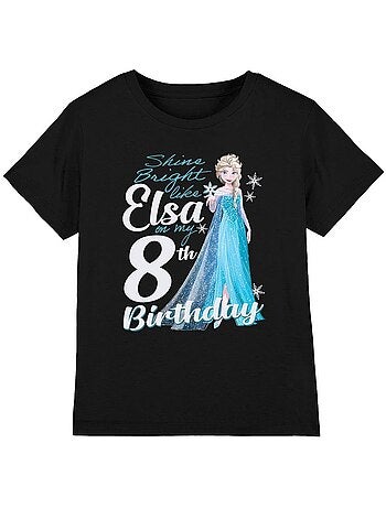 La Reine des Neiges - T-shirt ELSA (Occasion: 8ème anniversaire)